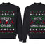 Merry Drunk We're Christmas Sweater Girlfriend Boyfriend Gift His and Hers Matching Ugly Christmas Couple Crewneck Sweatshirt