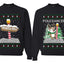 North Pole, Pole Dancer Sweater Girlfriend Boyfriend Gift His and Hers Matching Ugly Christmas Couple Crewneck Sweatshirt