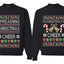 Spreading Christmas Cheer Sweater Girlfriend Boyfriend Gift His and Hers Matching Ugly Christmas Couple Crewneck Sweatshirt