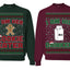Cookie Eater, Milk Drinker Funny Couples Sweatshirt Ugly Christmas Matching Couple Crewneck Sweater Crewneck Sweatshirt