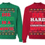 Die Hard is a Christmas, Die Hard is a Not Christmas Classic Movie | McClane Nakatomi Girlfriend Boyfriend Gift His and Hers Matching Ugly Christmas Couples Sweater Crewneck Sweatshirt