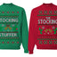 The Stocking, The Stocking Stuffer | Couples Cute Funny Girlfriend Boyfriend Gift His and Hers Matching Ugly Christmas Couples Sweater Crewneck Sweatshirt