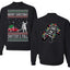 Christmas Vacation Merry Christmas Shitter's Full Ugly Christmas Front and Back Sweater Unisex Crewneck Sweatshirt