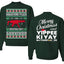 Christmas Party Survivor Nakatomi Plaza 1988 Ugly Christmas Front and Back Sweater Unisex Crewneck Sweatshirt