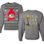 Oh Fudge Funny Story Ugly Christmas Front and Back Sweater Unisex Crewneck Sweatshirt