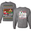 Dashing Through The Snow Classic 90s Holiday Movie Front and Back Unisex Ugly Christmas Sweater, Crewneck Sweatshirts