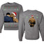 I Love You Merry Chrithmith Funny Boxing Fight Meme Classic Funny Xmas, Front and Back Unisex Ugly Christmas Sweater Crewneck Sweatshirt
