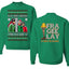 I Triple Dog Dare Ya Merry Story Ugly Christmas Front and Back Sweater Unisex Crewneck Sweatshirt