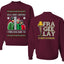 I Triple Dog Dare Ya Merry Story Ugly Christmas Front and Back Sweater Unisex Crewneck Sweatshirt