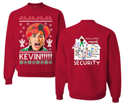 Kevin's Mom Screaming Kevin!  Christmas Unisex Crewneck Sweatshirt