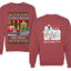 Dashing Through The Snow Classic 90s Holiday Movie Front and Back Unisex Ugly Christmas Sweater, Crewneck Sweatshirts