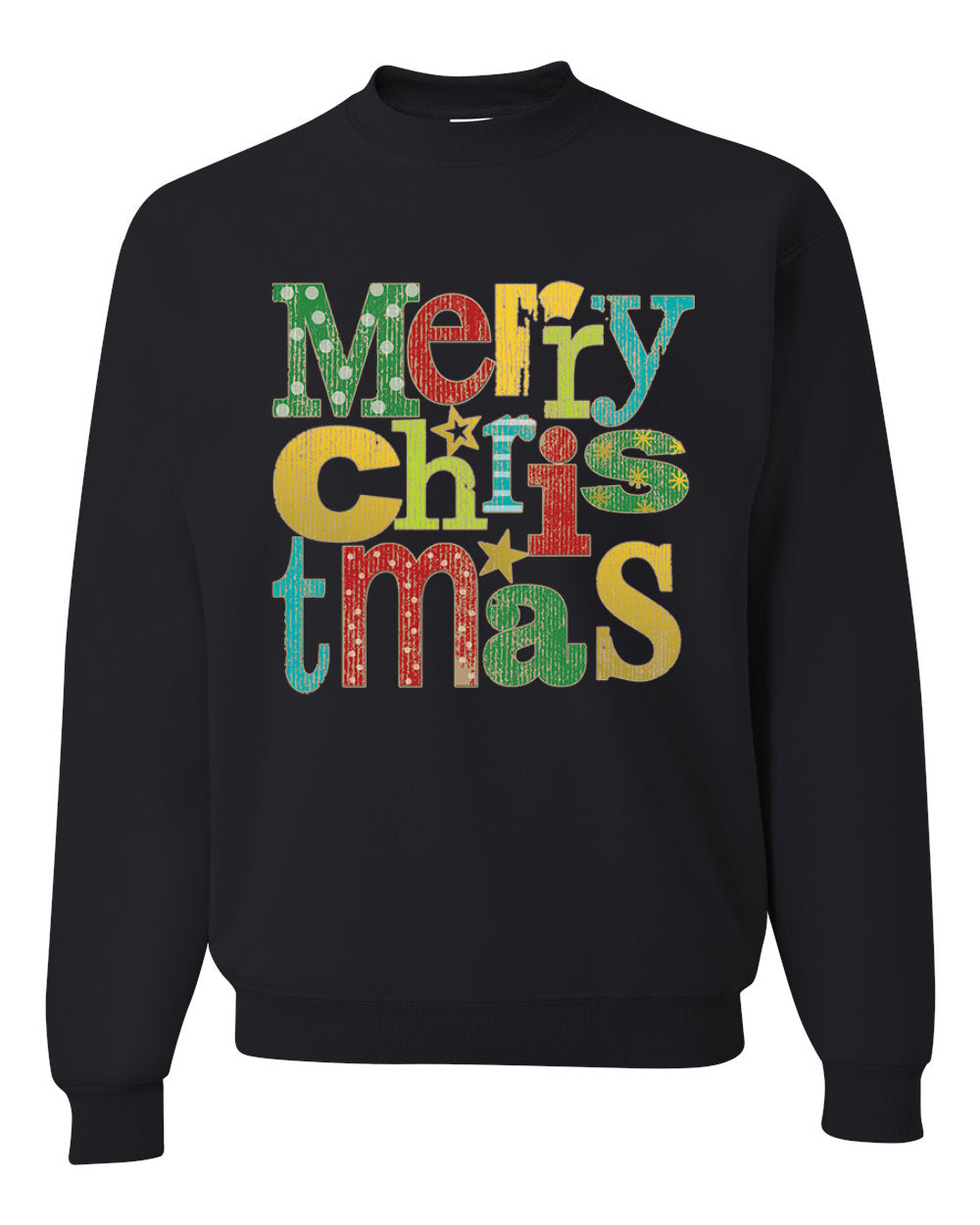Colorfful Merry Christmas Decoration Christmas Unisex Crewneck Graphic Sweatshirt