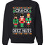 Crack Deez Nuts Meme Ugly Christmas Sweater Christmas Unisex Crewneck Graphic Sweatshirt