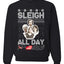 AOC The Squad Congresswomen Sleigh All Day Xmas Ugly Christmas Sweater Unisex Crewneck Graphic Sweatshirt