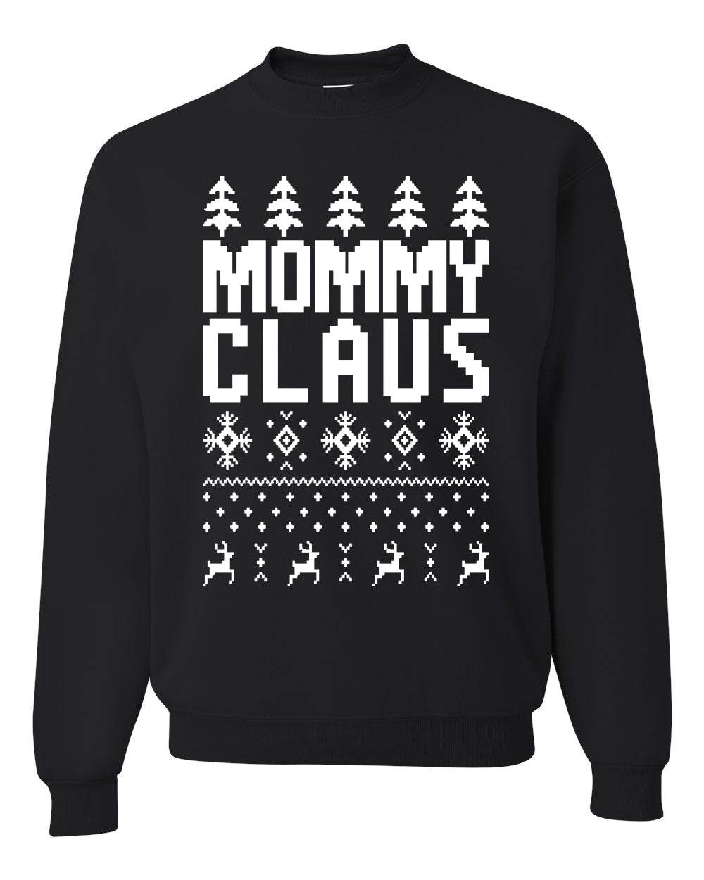 Mommy Claus Christmas Unisex Crewneck Graphic Sweatshirt