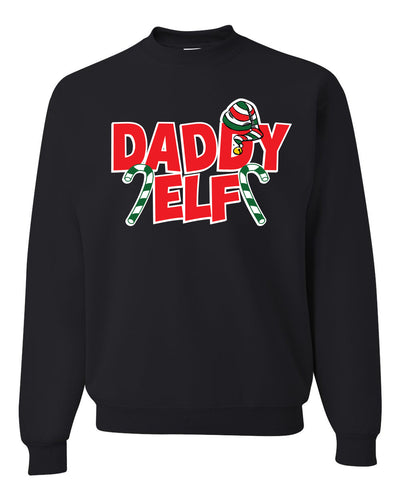 Daddy Elf Christmas Unisex Crewneck Graphic Sweatshirt