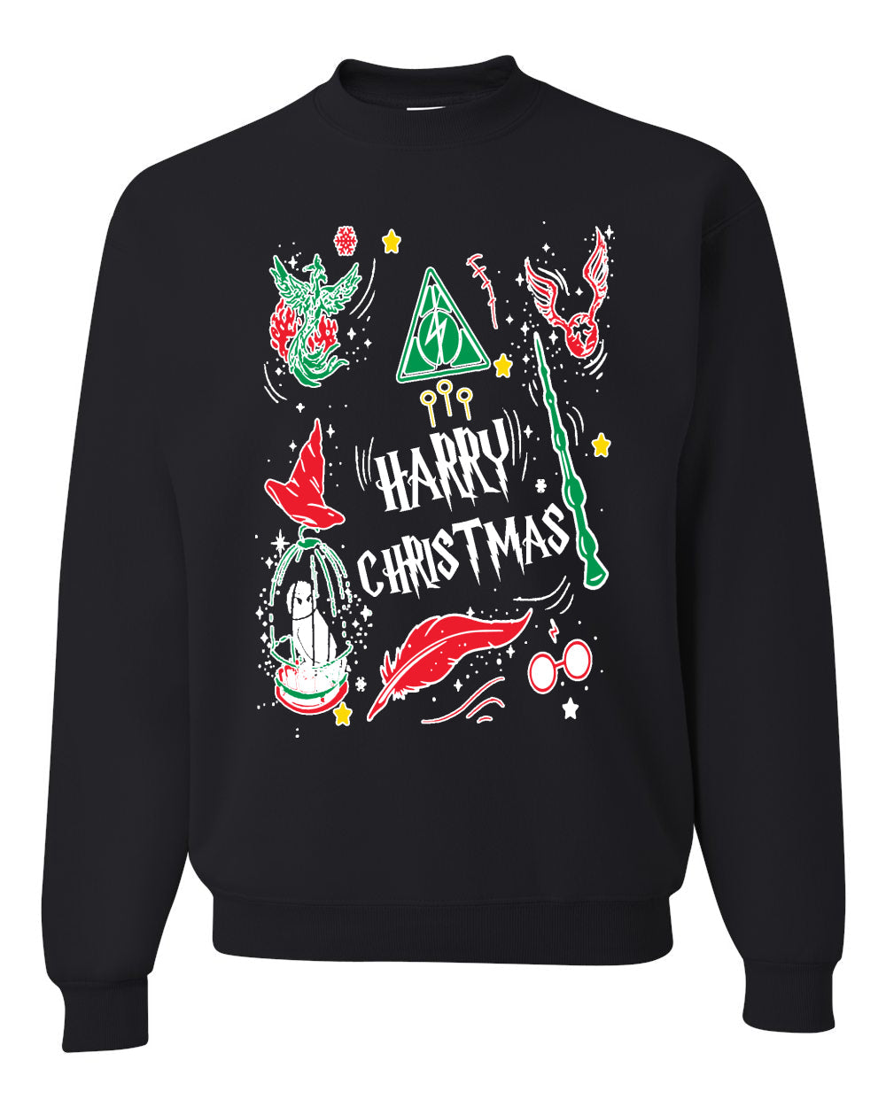 Harry Christmas Ornaments Christmas Unisex Crewneck Graphic Sweatshirt