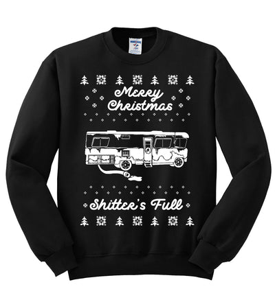 Merry Christmas Shitters Full Christmas Unisex Crewneck Graphic Sweatshirt