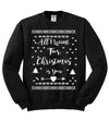 All I Want for Christmas is You Christmas Unisex Crewneck Graphic Sweatshirt