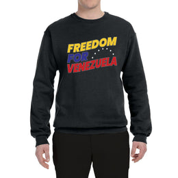 Freedom For Venezuelan Sweater, Unisex Crewneck Sweatshirts