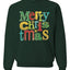 Colorfful Merry Christmas Decoration Christmas Unisex Crewneck Graphic Sweatshirt