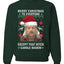 Merry Christmas to Everyone Except Carole Baskin Ugly Christmas Sweater Unisex Crewneck Graphic Sweatshirt