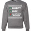 Nice Naughty an Attempt was Made Xmas Ugly Christmas Sweater Unisex Crewneck Graphic Sweatshirt