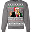 Make Christmas Great Again Funny Donald Trump Santa Xmas Christmas Unisex Crewneck Graphic Sweatshirt