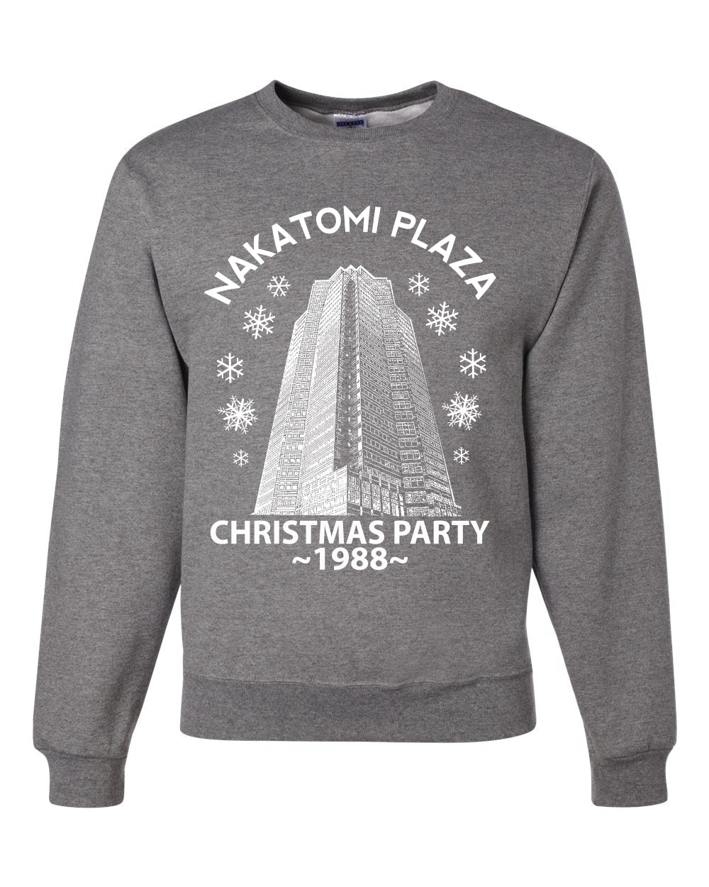 Nakatomi Plaza Christmas Party 1988 Classic McClane Die Hard Christmas Unisex Crewneck Graphic Sweatshirt