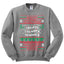 Merry Christmas Holiday Alphabet Christmas Unisex Crewneck Graphic Sweatshirt