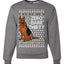 Zero Bark Thirty Funny Dog Xmas Ugly Christmas Unisex Crewneck Graphic Sweatshirt