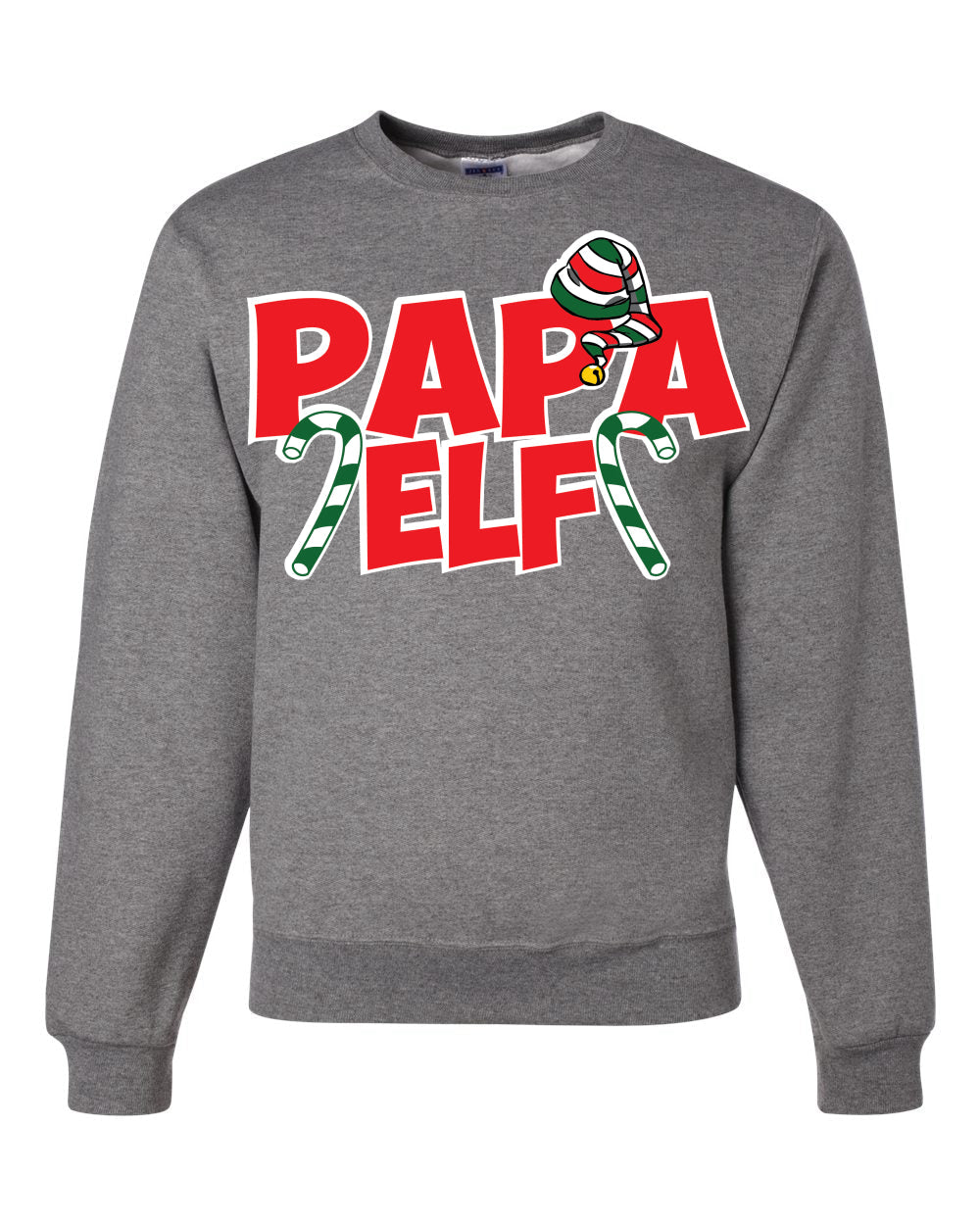 Papa Elf Unisex Crewneck Graphic Sweatshirt