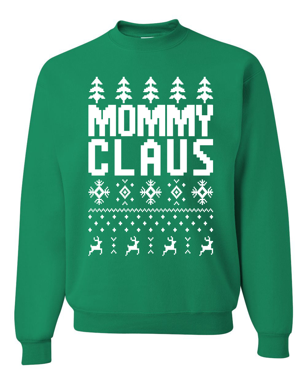 Mommy Claus Christmas Unisex Crewneck Graphic Sweatshirt