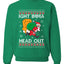 Ight Imma Head Out Funny Santa Xmas Meme Christmas Unisex Crewneck Graphic Sweatshirt