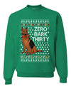 Zero Bark Thirty Funny Dog Xmas Ugly Christmas Unisex Crewneck Graphic Sweatshirt