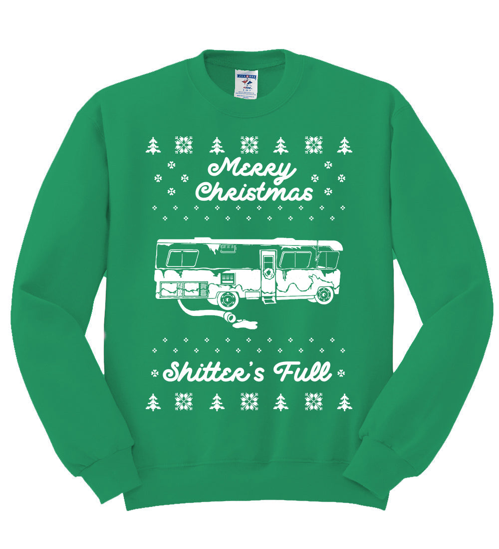 Merry Christmas Shitters Full Christmas Unisex Crewneck Graphic Sweatshirt