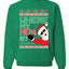 Santa Where My Hos At? Christmas Unisex Crewneck Graphic Sweatshirt