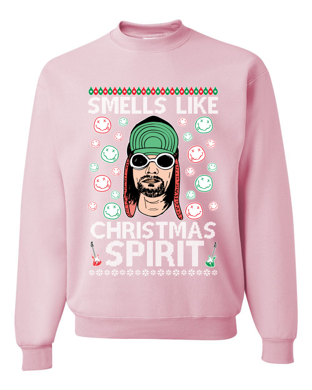 Smells Like Christmas Spirit Ugly Christmas Sweater Christmas Unisex Crewneck Graphic Sweatshirt