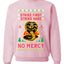 Strike First Strike Hard No Mercy Xmas Ugly Christmas Sweater Unisex Crewneck Graphic Sweatshirt