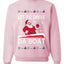 Let Me Drive Da Boat Funny Santa Xmas Christmas Unisex Crewneck Graphic Sweatshirt