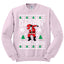 Dabbing Through The Snow Santa Christmas Unisex Crewneck Graphic Sweatshirt