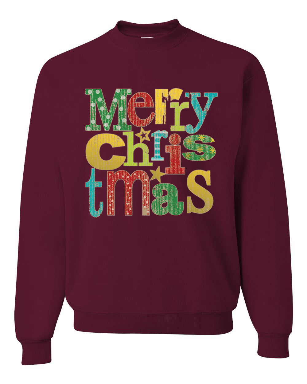 Colorfful Merry Christmas Decoration Christmas Unisex Crewneck Graphic Sweatshirt