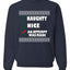Nice Naughty an Attempt was Made Xmas Ugly Christmas Sweater Unisex Crewneck Graphic Sweatshirt