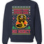 Strike First Strike Hard No Mercy Xmas Ugly Christmas Sweater Unisex Crewneck Graphic Sweatshirt