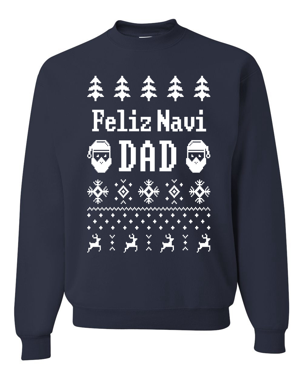 Feliz Navidad Unisex Crewneck Graphic Sweatshirt