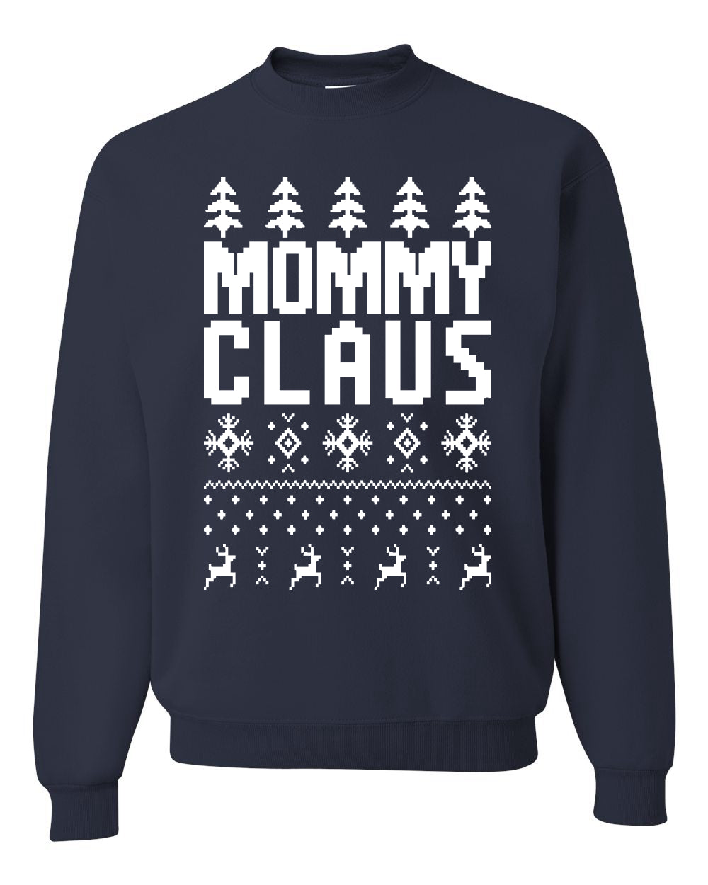 Mommy Claus Christmas Unisex Crewneck Graphic Sweatshirt
