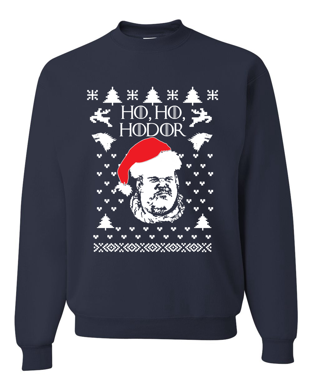 Ho Ho Hodor GoT Christmas Unisex Crewneck Graphic Sweatshirt