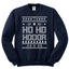 Ho Ho Hodor GoT White Winter Christmas Unisex Crewneck Graphic Sweatshirt