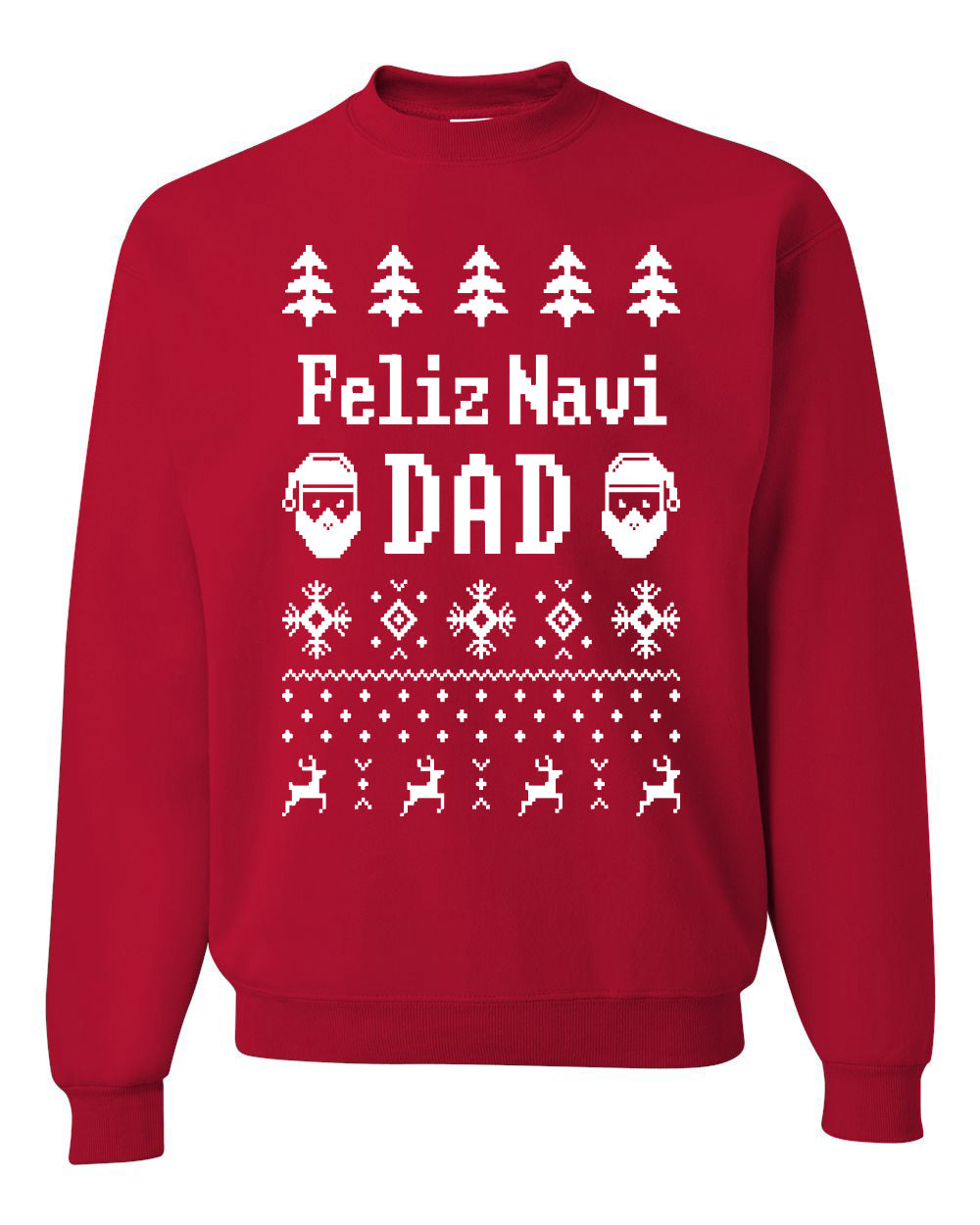 Feliz Navidad Unisex Crewneck Graphic Sweatshirt