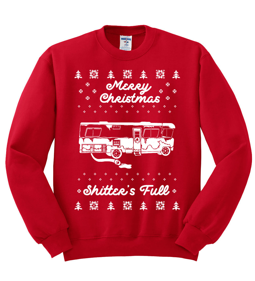 Merry Christmas Shitters Full Christmas Unisex Crewneck Graphic Sweatshirt